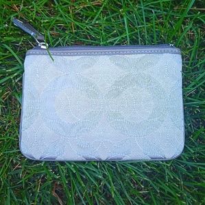 Silver/Gray Coach Mini Bag